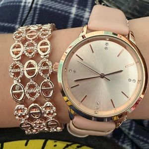 watch and bracelet duo